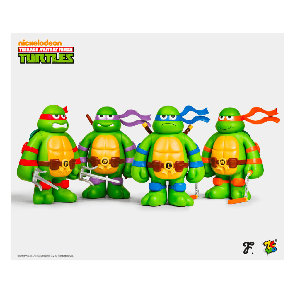 ZCWO TMNT x FOOLS PARADISE // FULL SET of FOUR