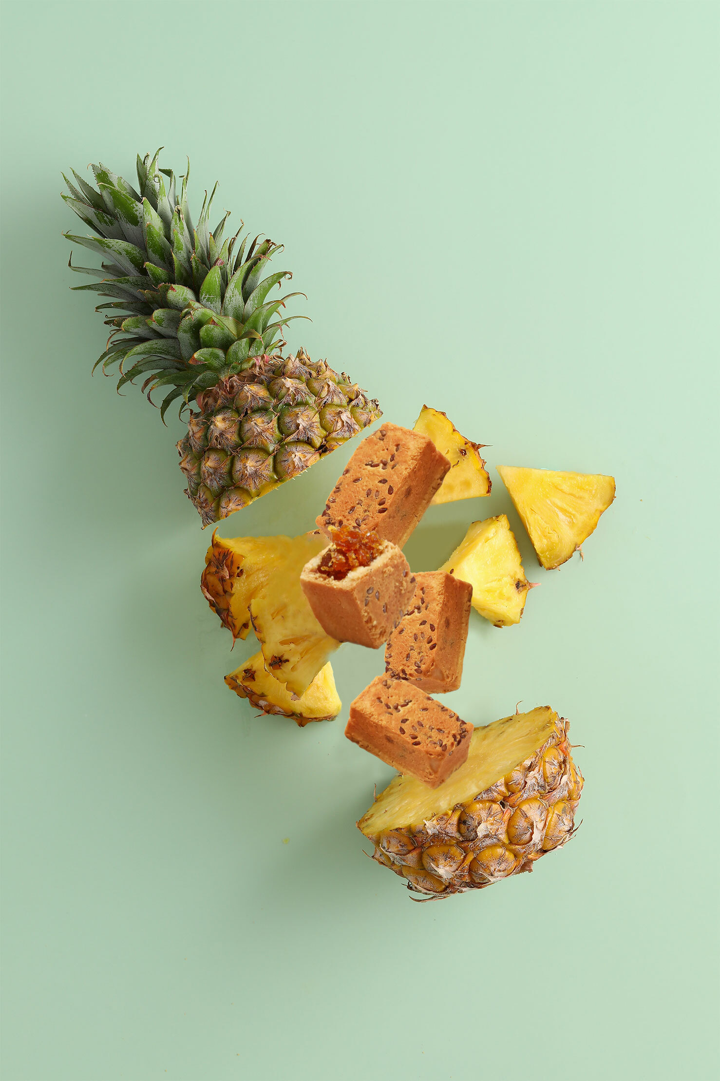 亞麻仁原味鳳梨酥10入禮盒【Francis旋轉木馬】