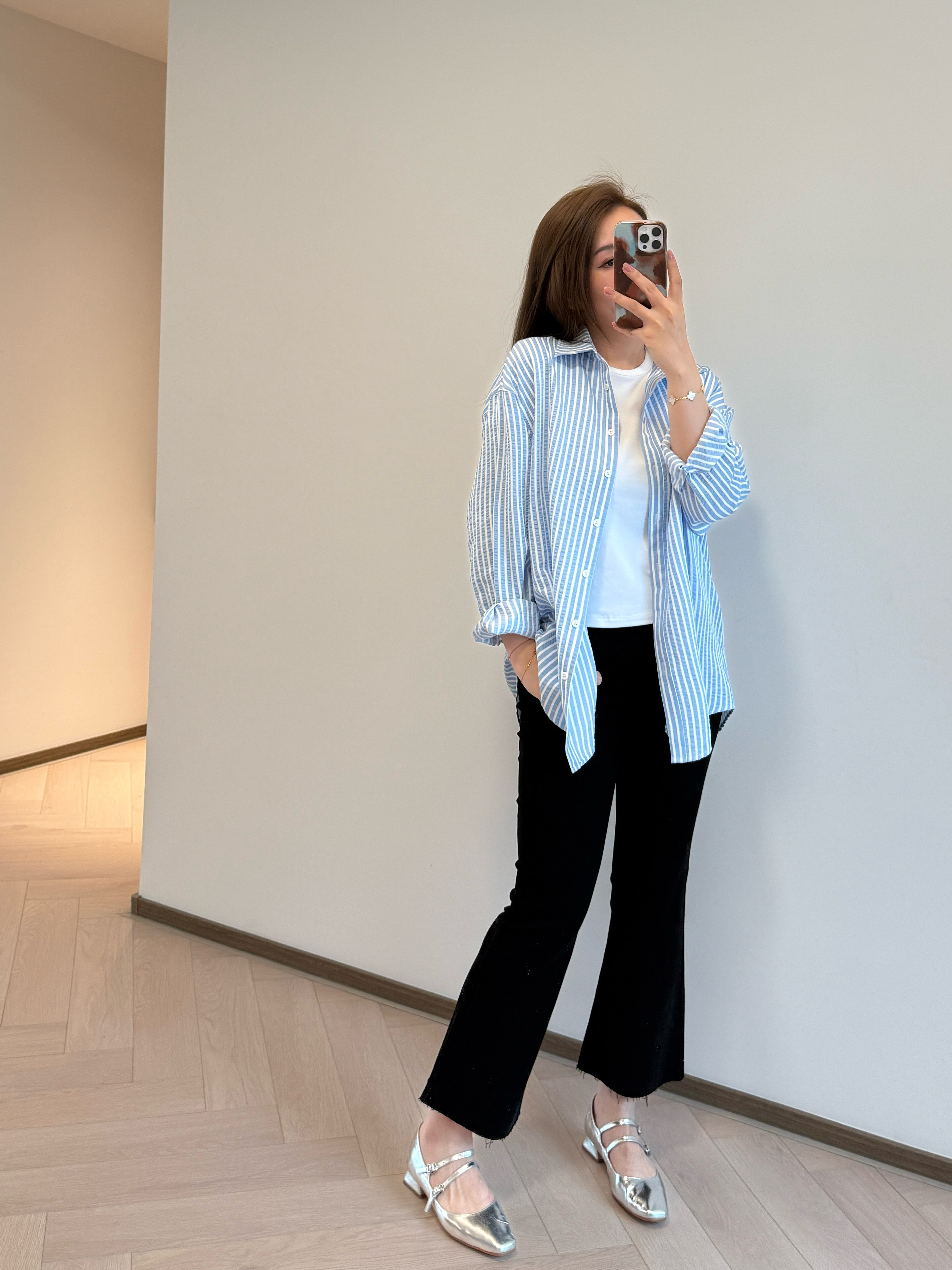 現貨 3004BK 9分彈力牛仔褲