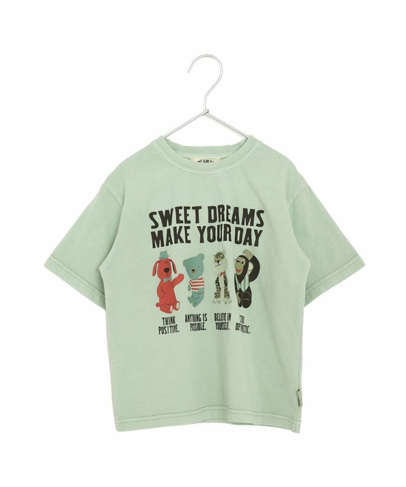 日本 MYD 動物夢境 純棉短袖上衣 (薄荷綠，110) M520127