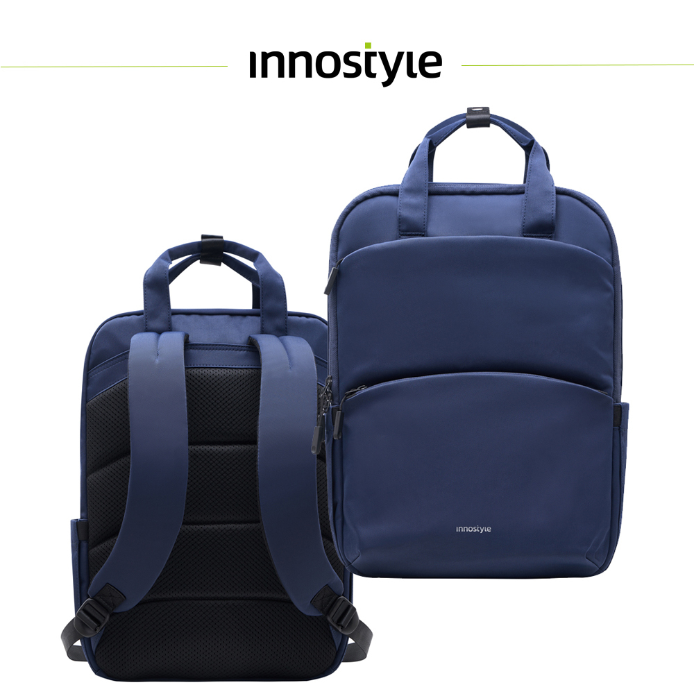 innostyle ColorLite系列 大容量減壓透氣 後背包/肩背包/筆電包/電腦包/平板包/旅行包 藍色