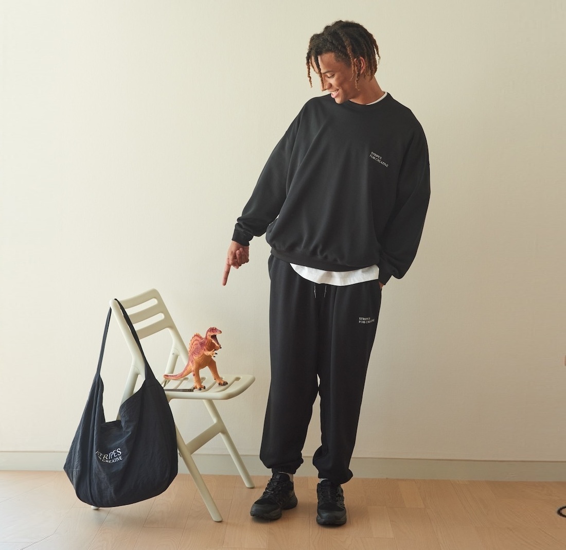 S.F.C (Stripes For Creative) 2025 S/S MESSENGER TOTE (SFCSS25AC02) - BLACK PRE ORDER ITEM (預訂中)