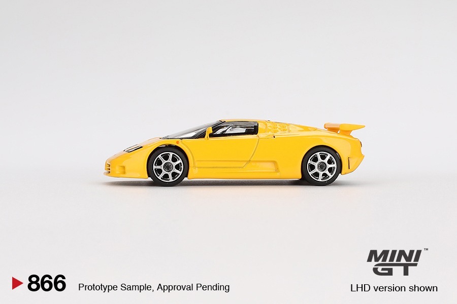 Mini GT 1/64 Bugatti EB110 Super Sport Giallo Bugatti