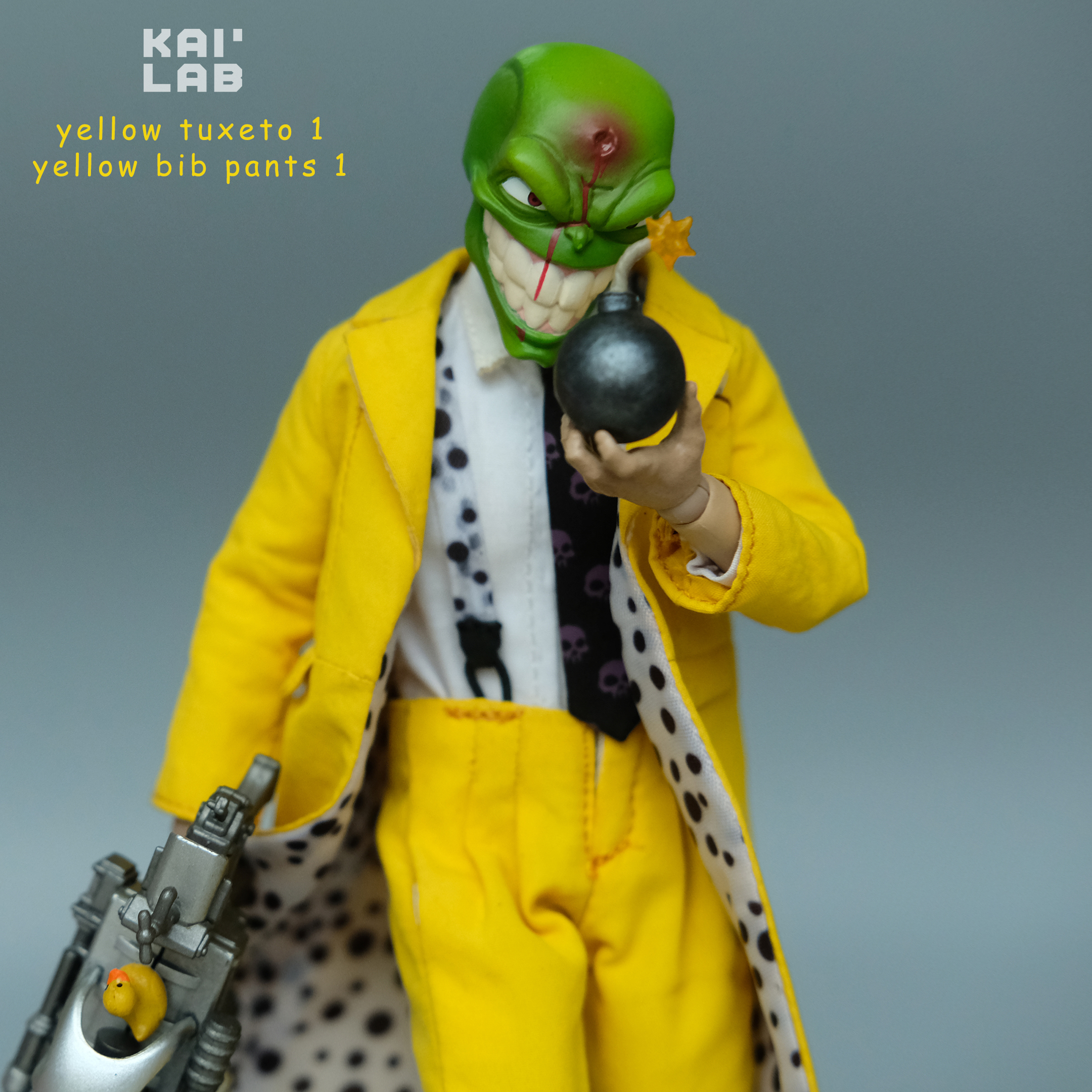 KAILAB- 1/12 The Mask Yellow Suit (Mezco Fi