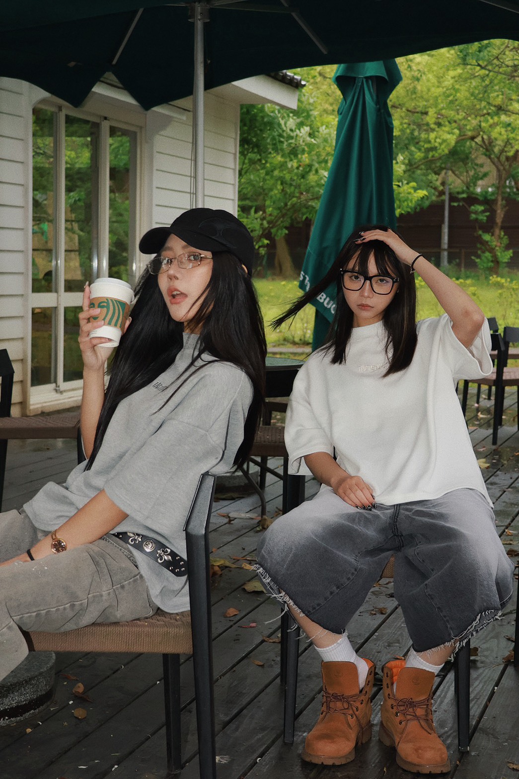 TASTEFUL MADE 寬短版 BOXY小高領 上衣 #短袖