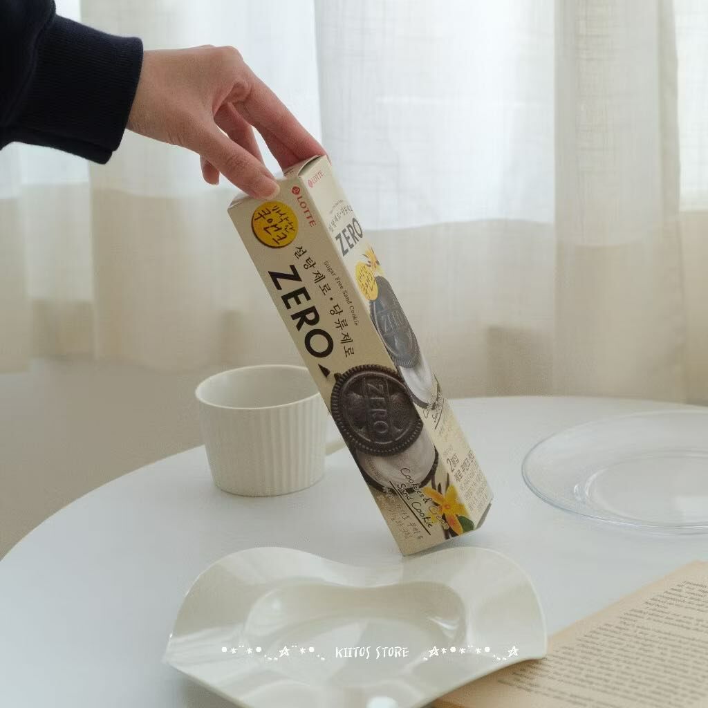 現貨 LOTTE 韓國 樂天 韓國零食 ZERO 零砂糖 無糖 低卡 巧克力 夾心餅乾 巧克力豆 曲奇 餅乾 零食