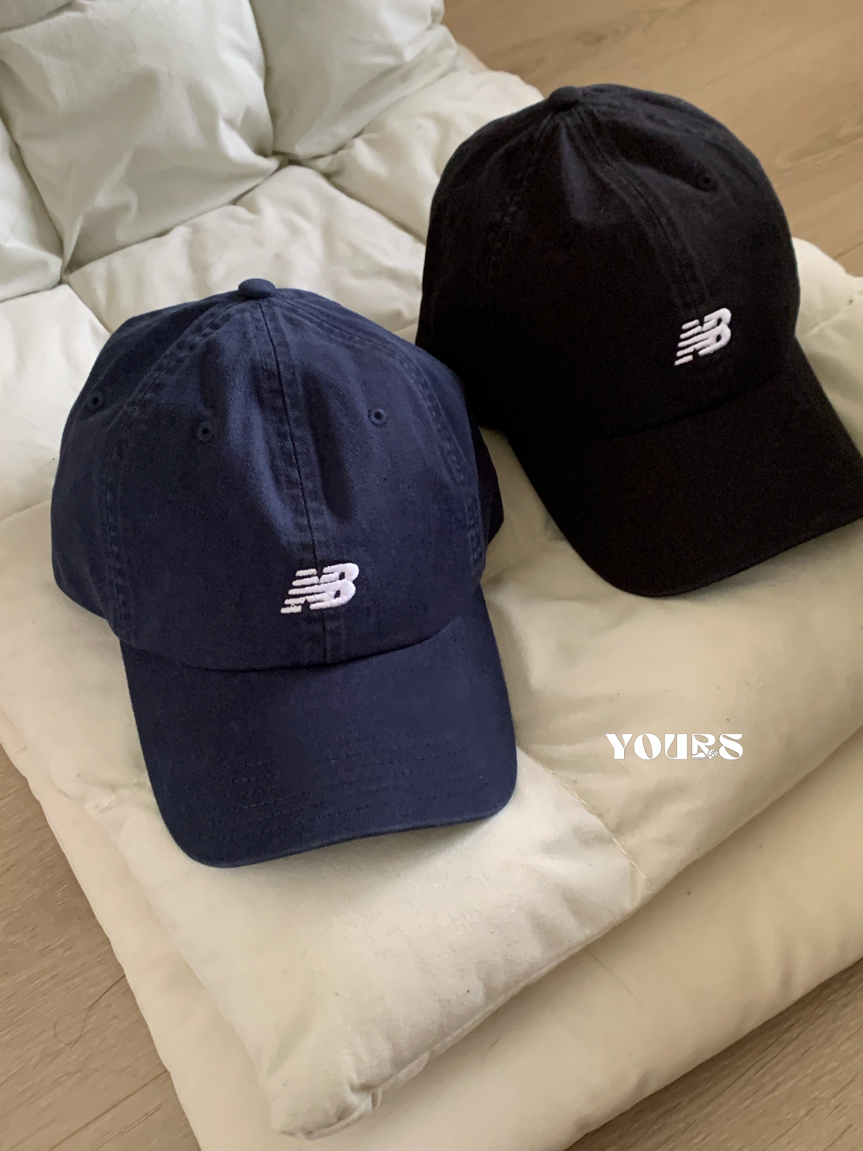 NB 刺繡小logo帽 運動帽 棒球帽 遮陽帽（2colors）