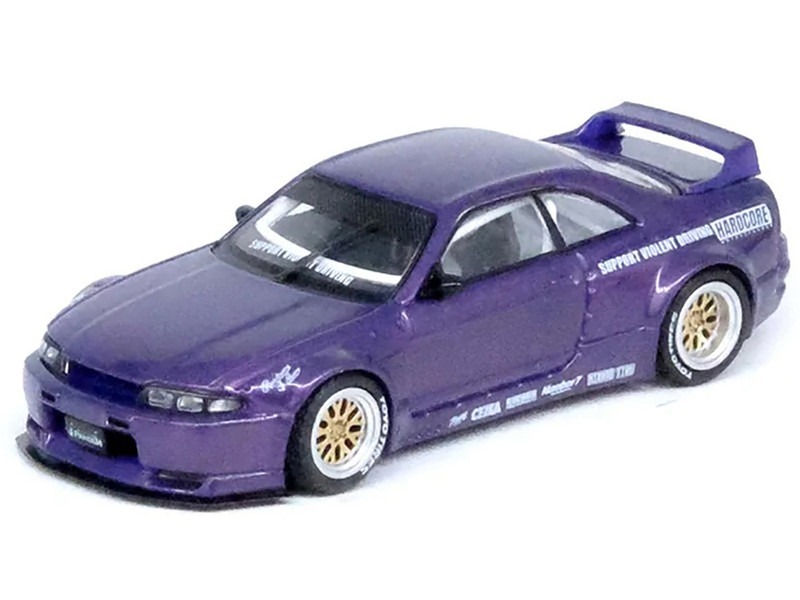 INNO64 NISSAN SKYLINE GT-R (R33) "PANDEM ROCKET BUNNY" Purple