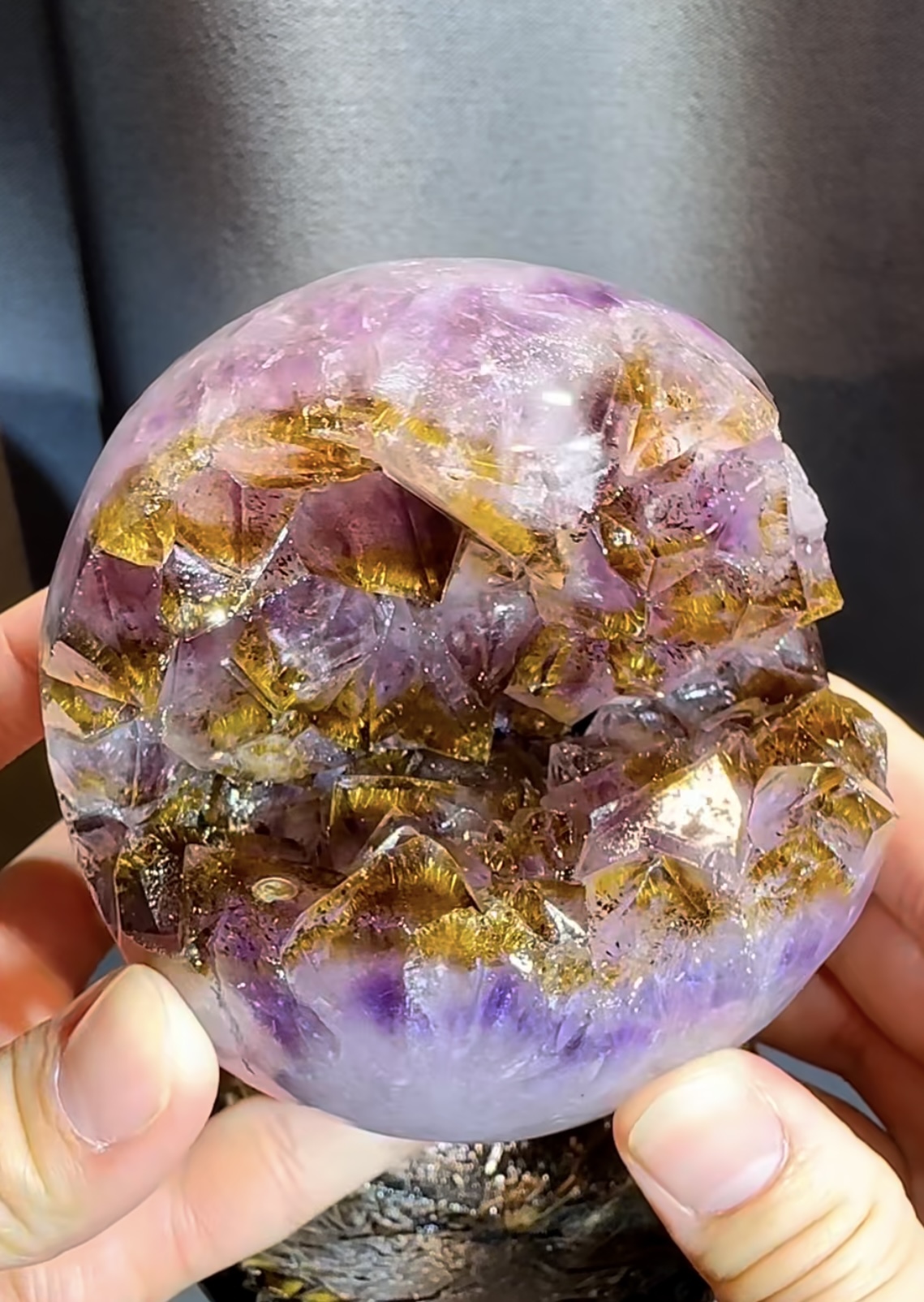 天花板紫鈦開口笑