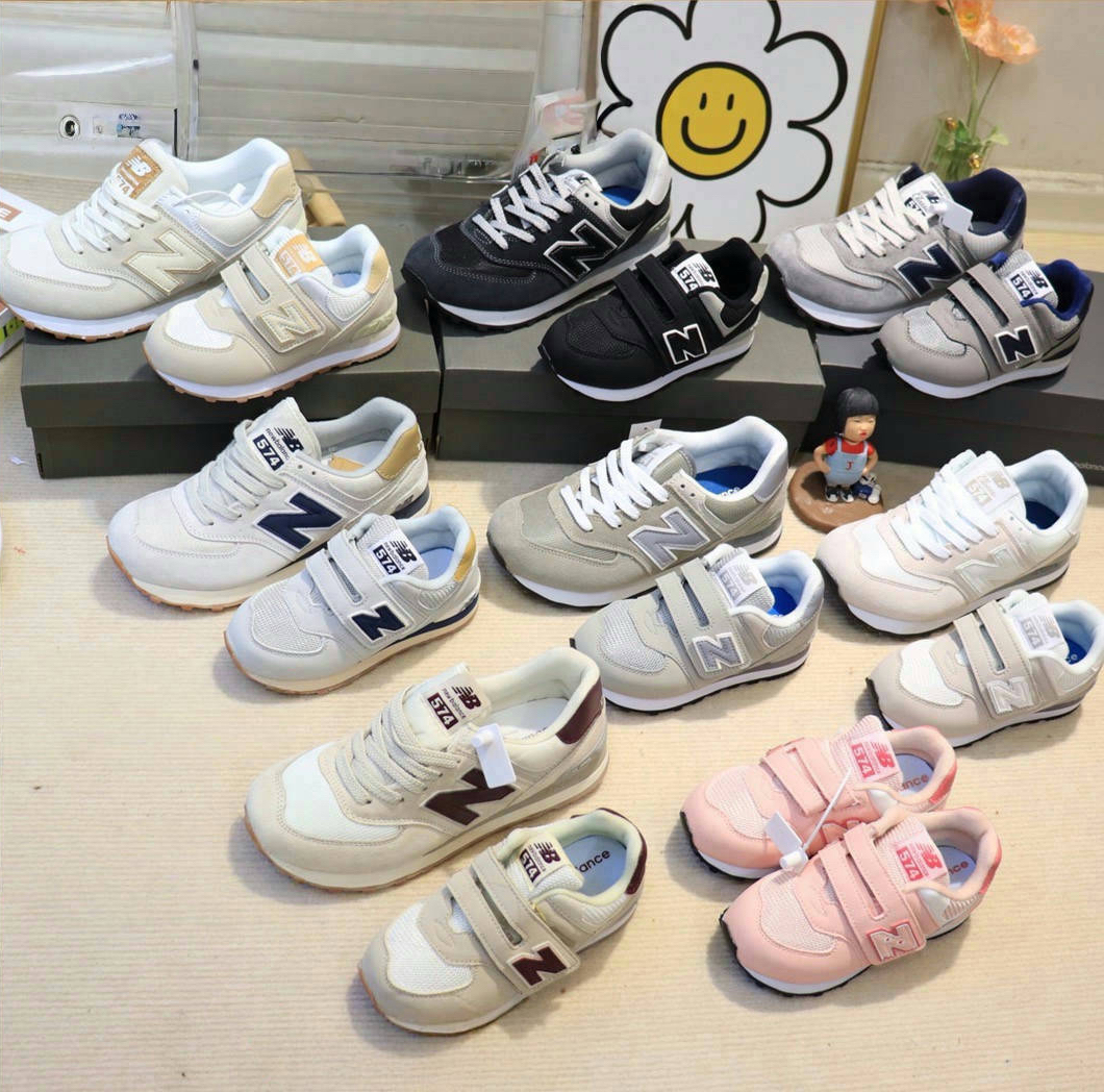 𝐍𝐞𝐰 𝐁𝐚𝐥𝐚𝐧𝐜𝐞 NB574 復古休閒魔術貼童裝 親子裝波鞋 第4團