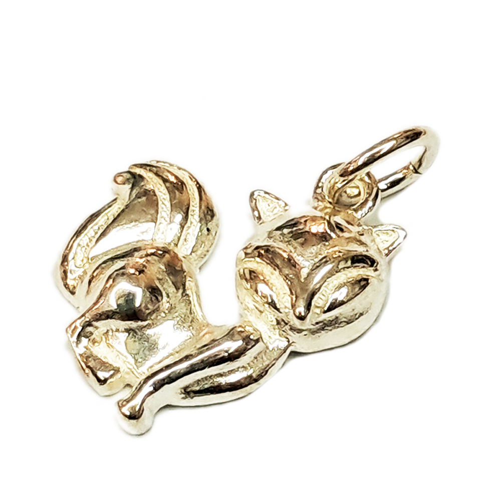 好人緣 狐狸 {925純銀}墜飾【十方】143499