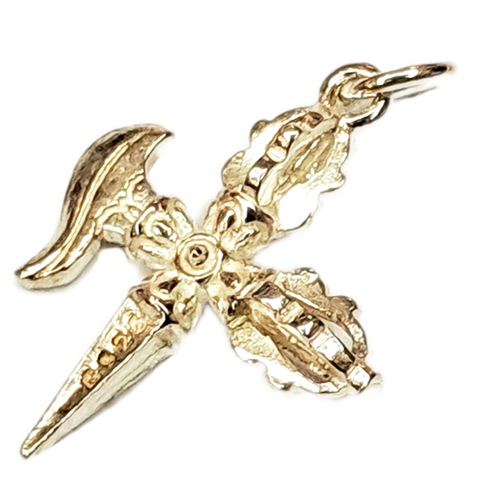 十字斧{925純銀}微型 墜飾【十方】154592