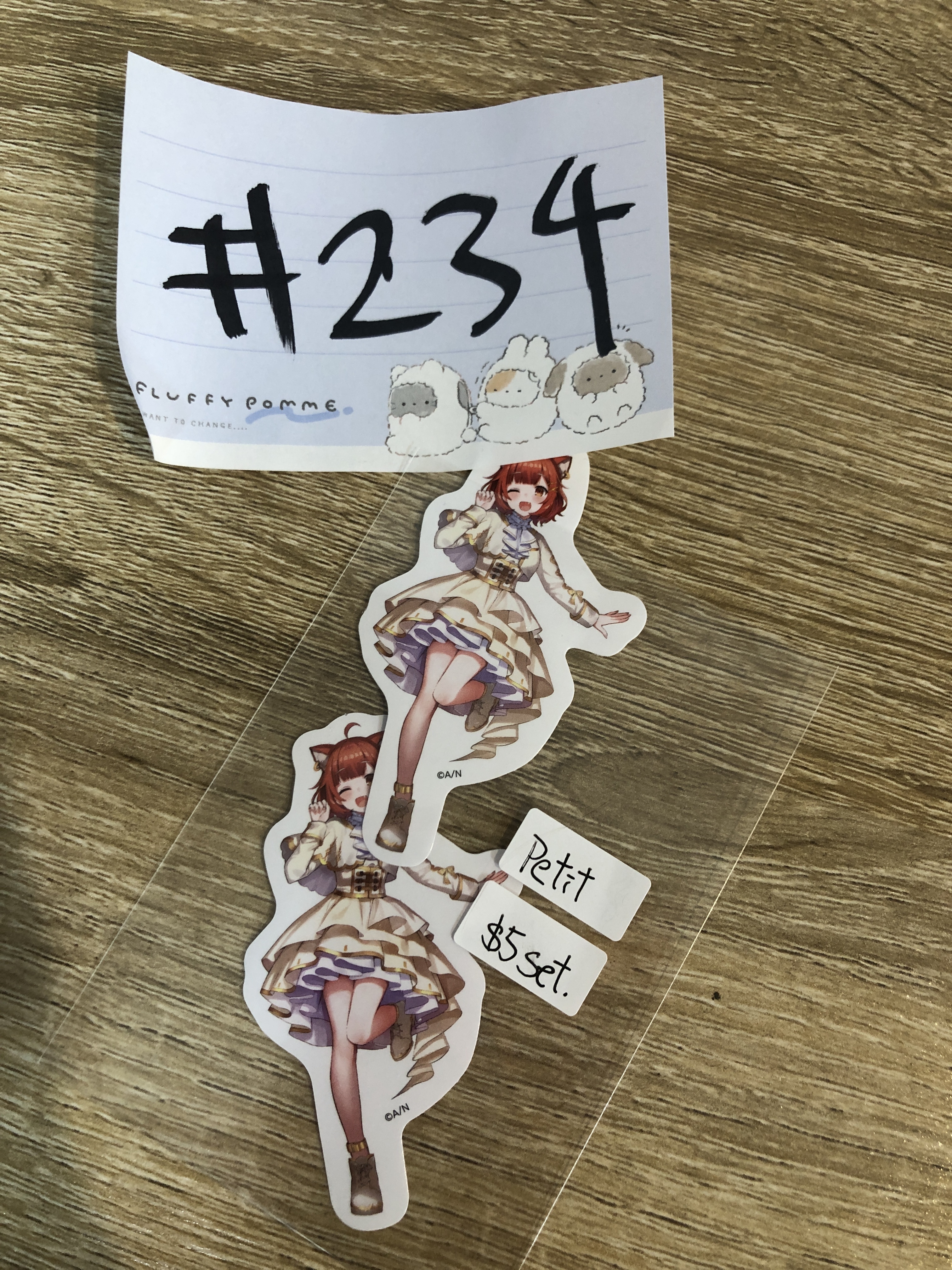 彩虹社  PETIT 貼紙 SET#234