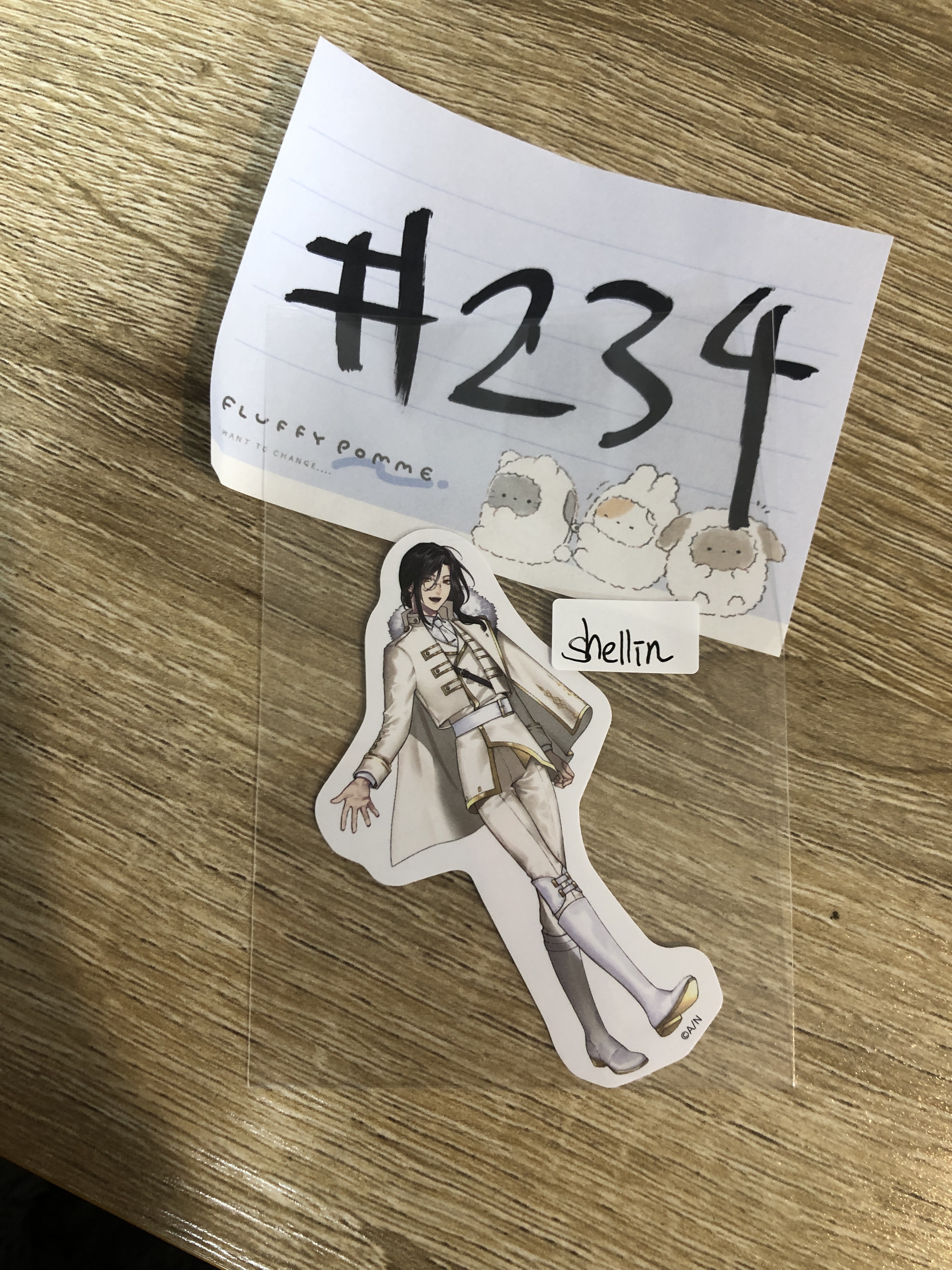 彩虹社  SHELLIN 貼紙#234