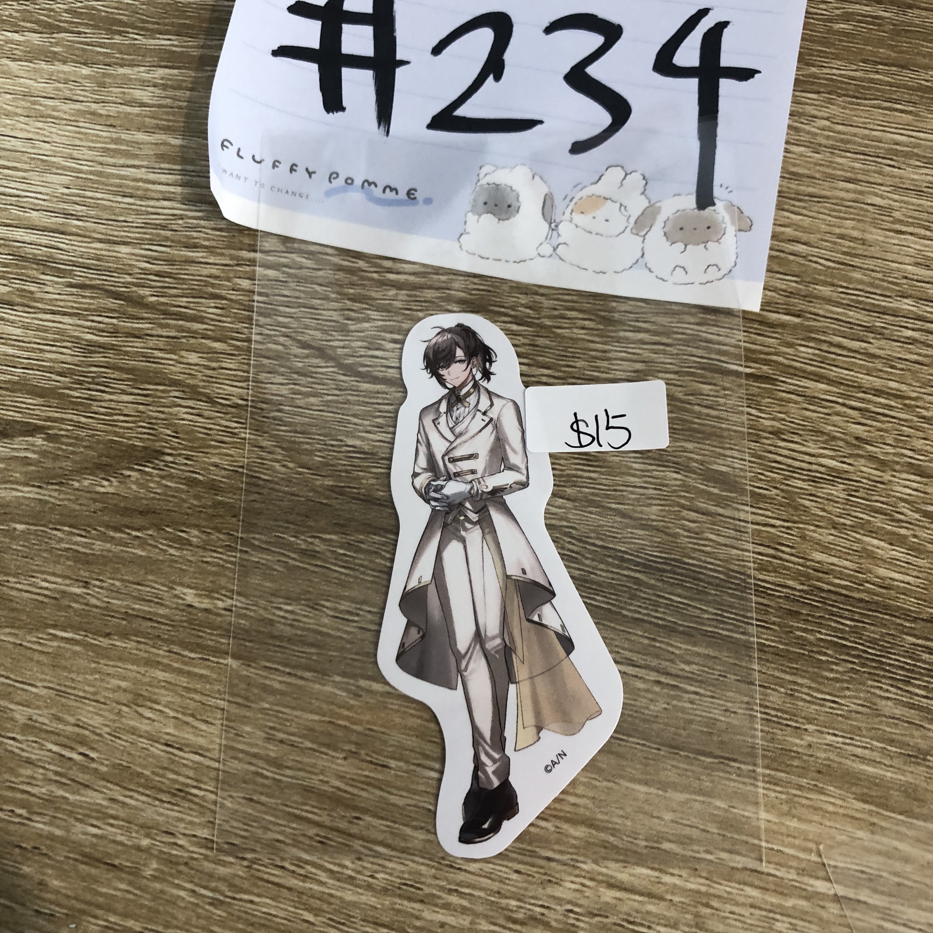 彩虹社   叶 貼紙  #234