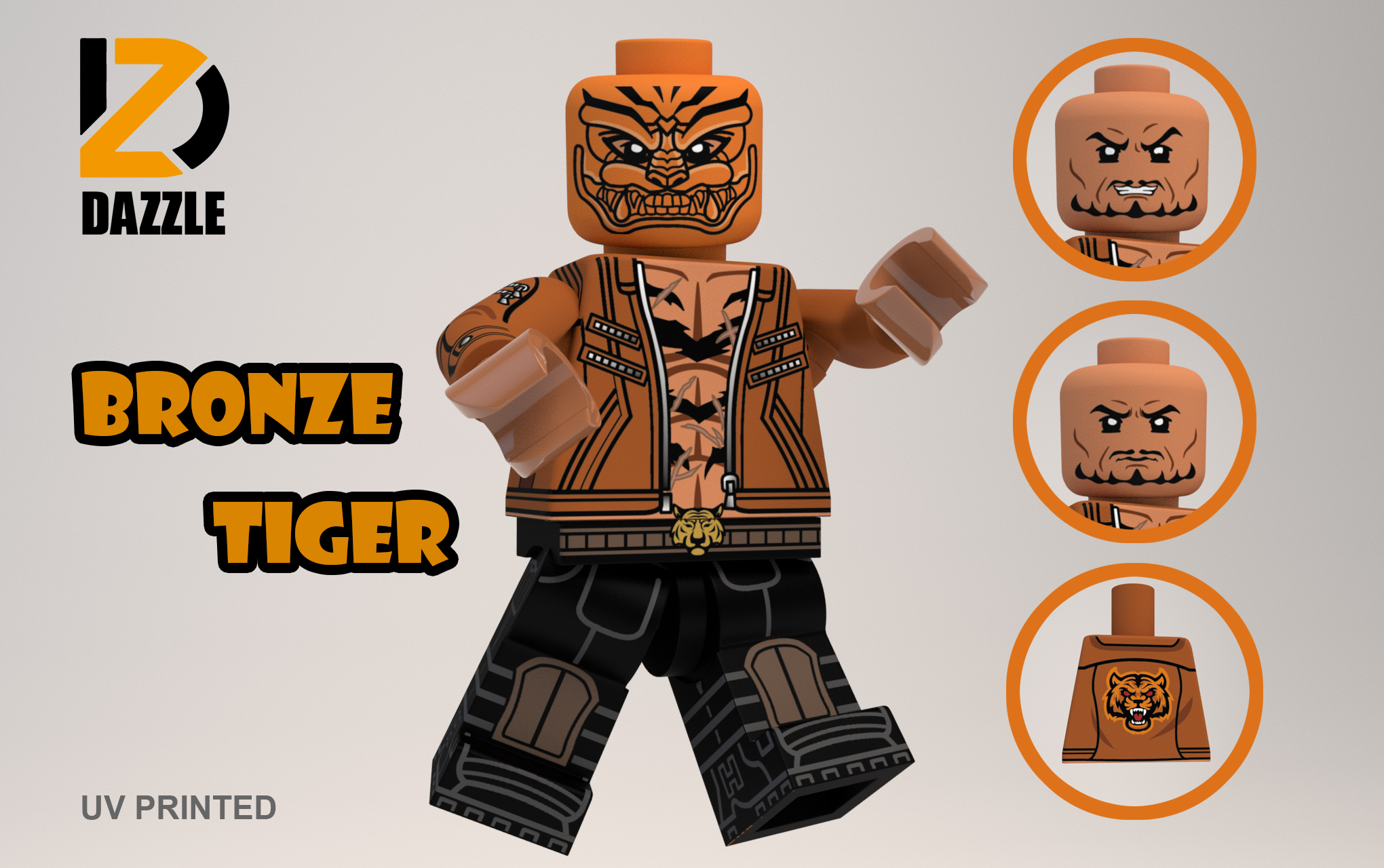 [DAZZLE][Preorder] Bronze Tiger [UVprinted]