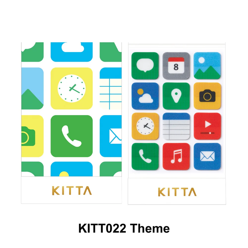 icon 圖示 clear系列 PET透明貼紙 KITT022｜日本日本 KITTA