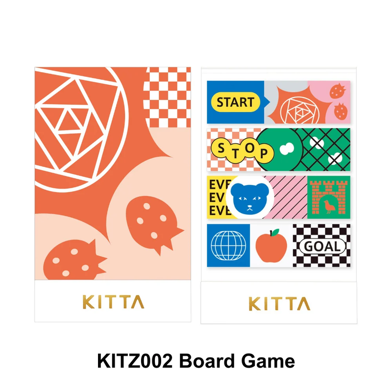 桌遊_摺疊款 隨身攜帶和紙膠帶 KITZ002｜日本日本 KITTA