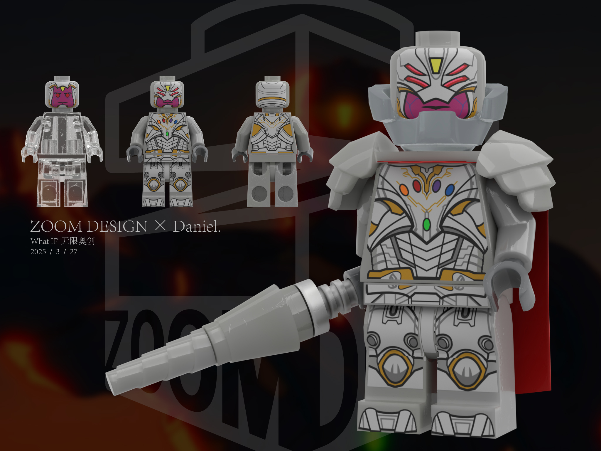 [ZOOM Desgin][Preorder] What if Infinity Ultron [PADprinted]