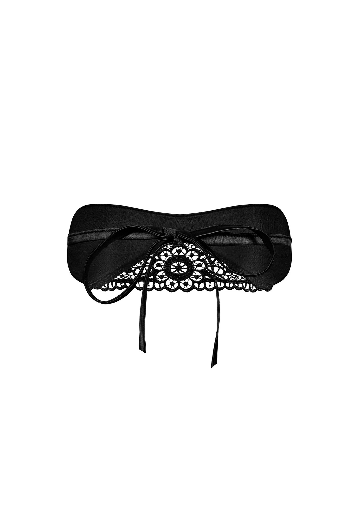 Obsessive - Satinia mask - black