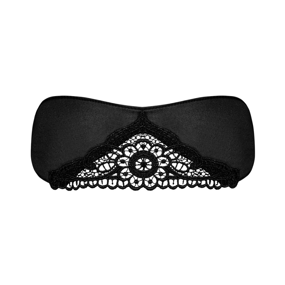 Obsessive - Satinia mask - black