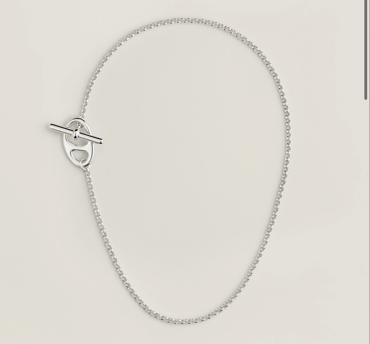 Chaine d'ancre Punk necklace size 44