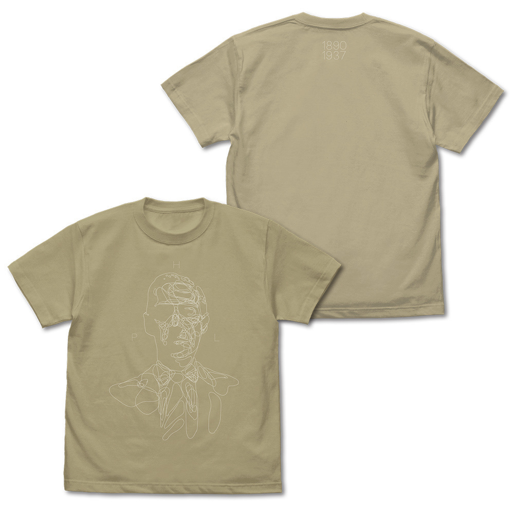 Cospa 0407 H.P.ラブクラフト Tシャツ [ミスカトニック大学購買部] SAND KHAKI
