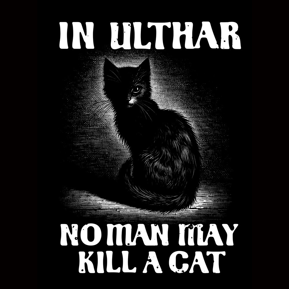 Cospa 0407 ウルタールの猫 Tシャツ [ミスカトニック大学購買部]SUMI