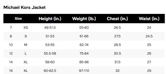 【預購】Michael Kors Diamond G033114 女童外套