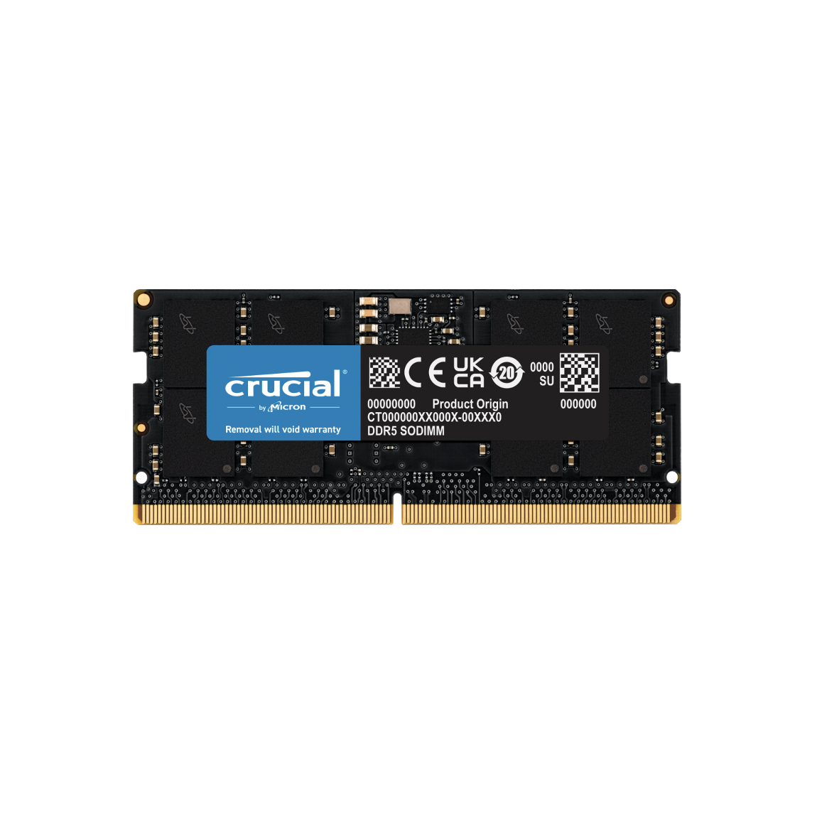 美品Crucial SO-DIMM DDR5-5600 32GB(16GBx2) Crucial 32GB Desktop DDR5 5600 MHz UDIMM Memory CT2K16G56C46U5