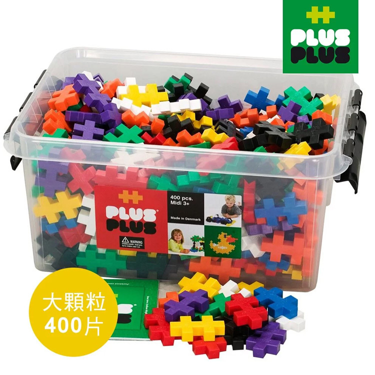 加加積木-大積木400片收納箱