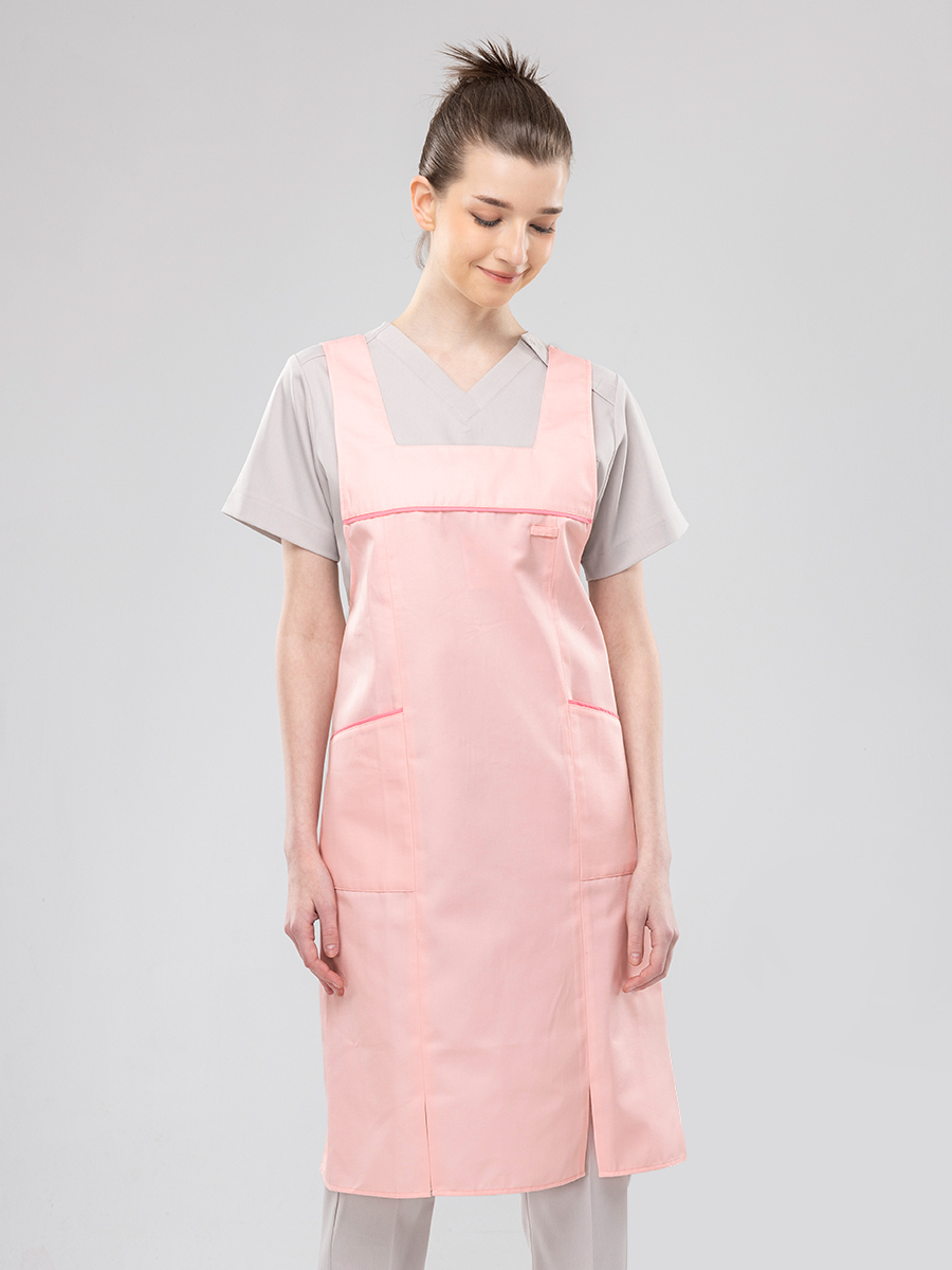 【 F608-A0 】防潑水圍裙-F防潑水布-寶寶粉