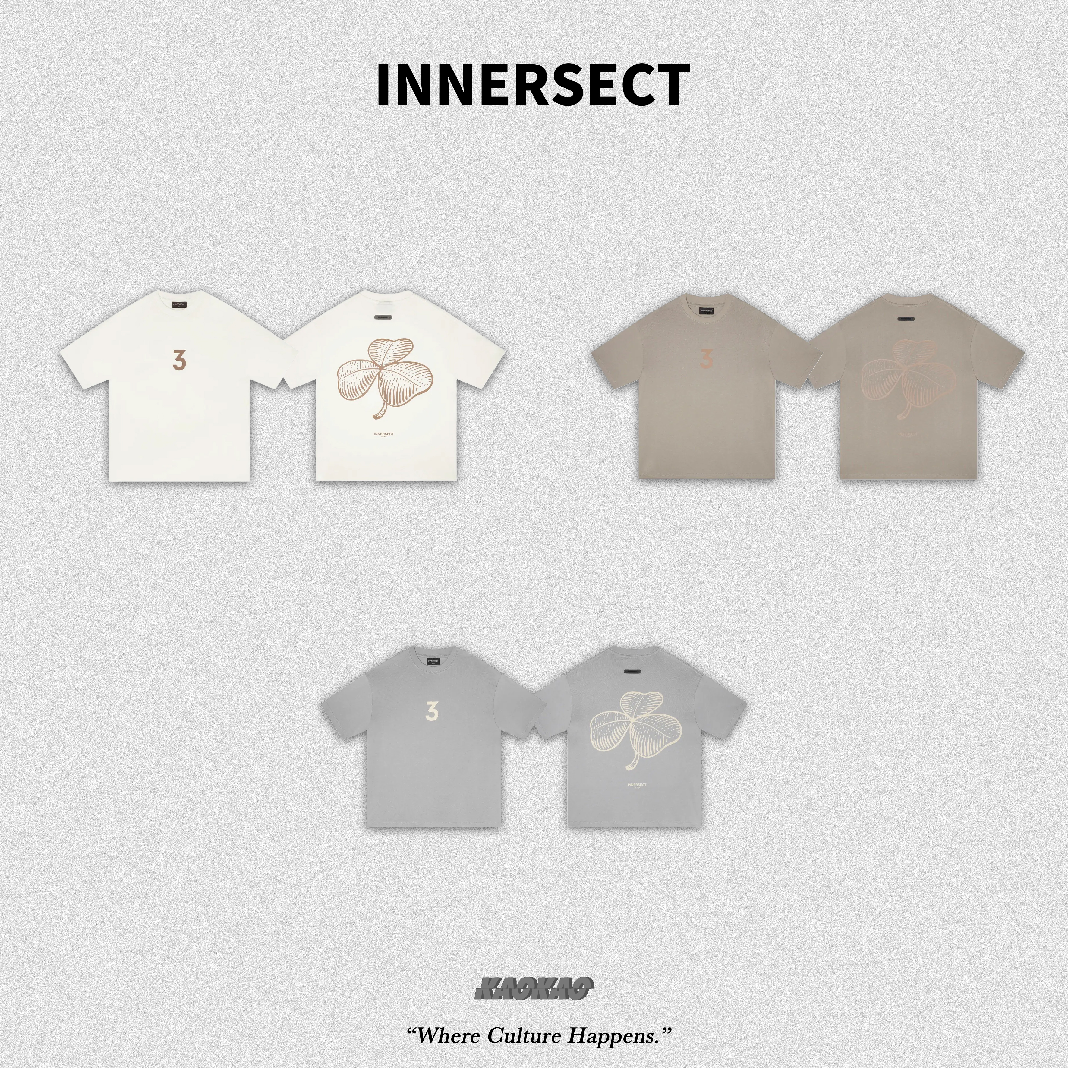 現貨 INNERSECT 三生萬物 幸運草 印花短袖【INN24SSTTE020】