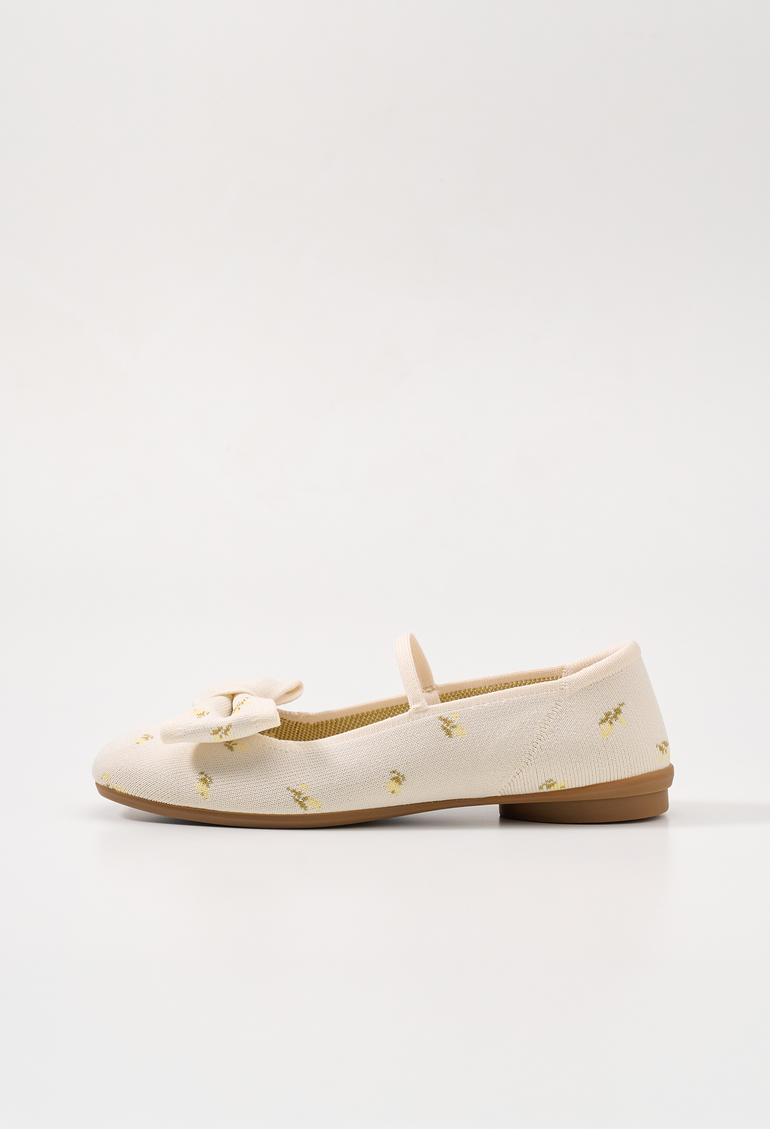 田園蝴蝶結平底鞋 白藤蔓
