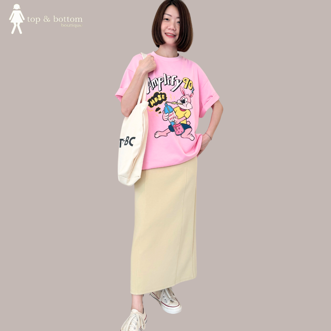 COLOURFUL CHARACTER OVERSIZE TEE