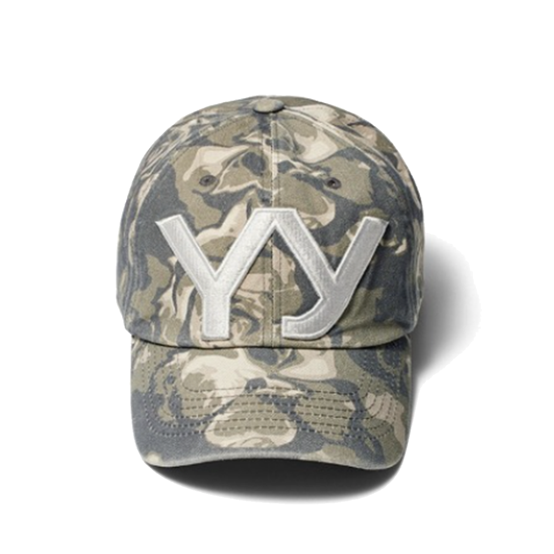 OPEN Yy/YY CAMO BALL CAP (KHAKI)/ユニセックス OPEN YY】YY CAMO BALL CAP KHAKI◇正規品◇韓国 (OPEN