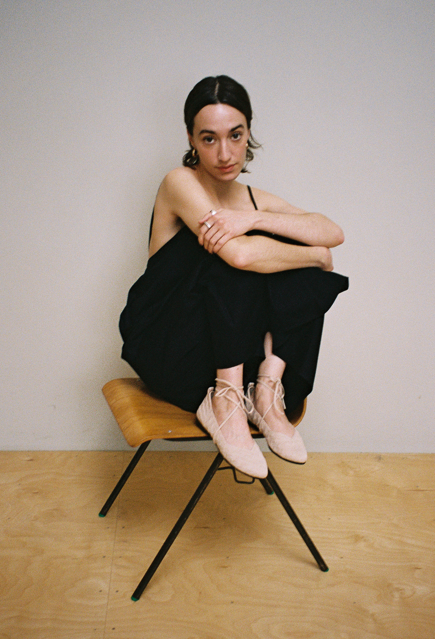 沙丘平底鞋 駝色山型紋