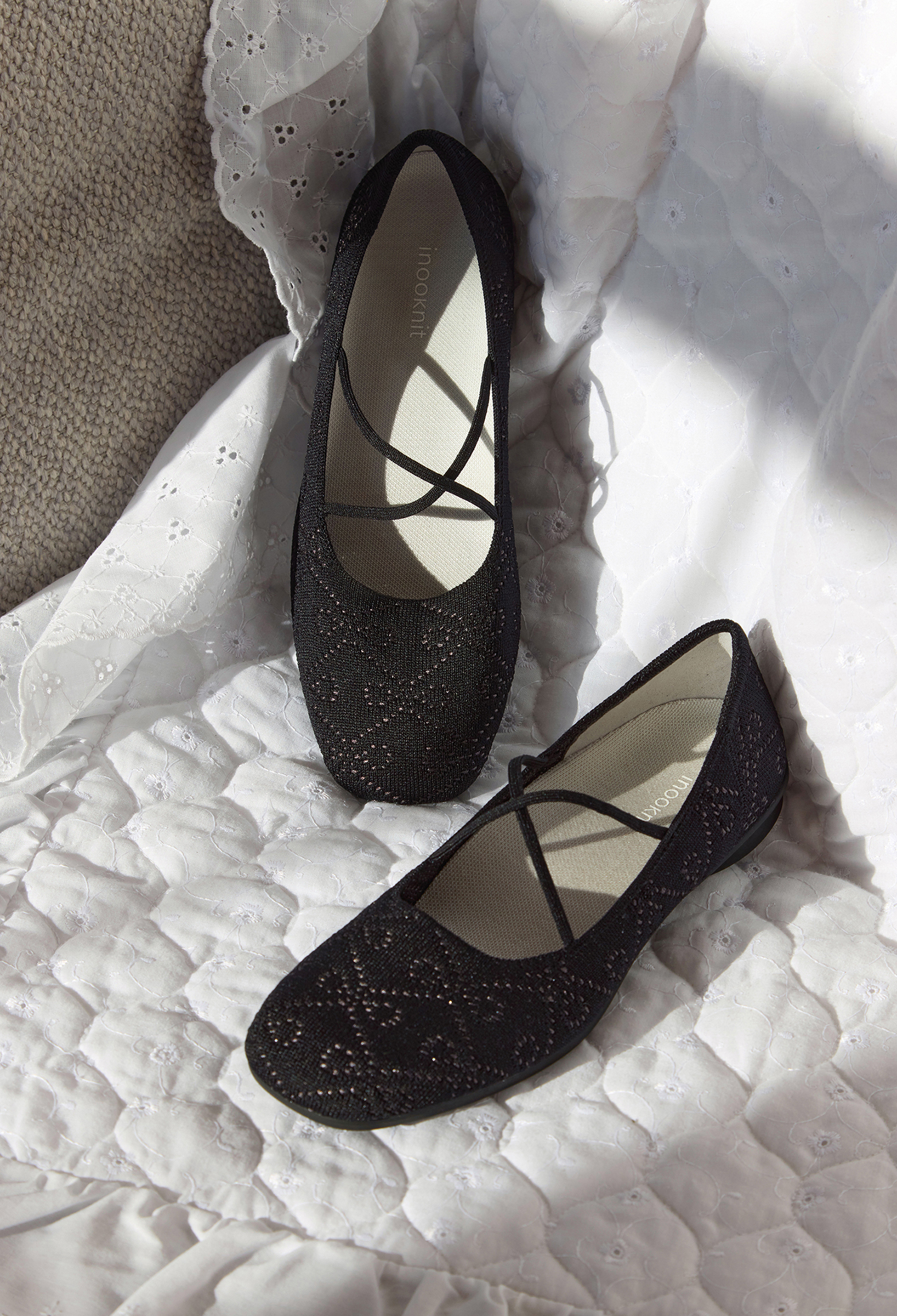 茱莉亞平底鞋 經典黑