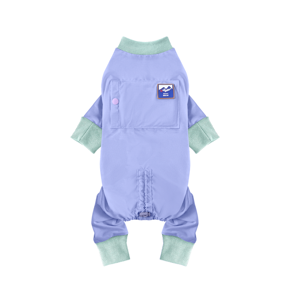 puppygallery｜外出涼感四腳衣 淡紫
