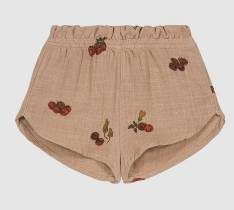 STUDIO BOHEME PARIS 棉紗蕃茄短褲 Shorts Georgette-Nougat Tomatoes