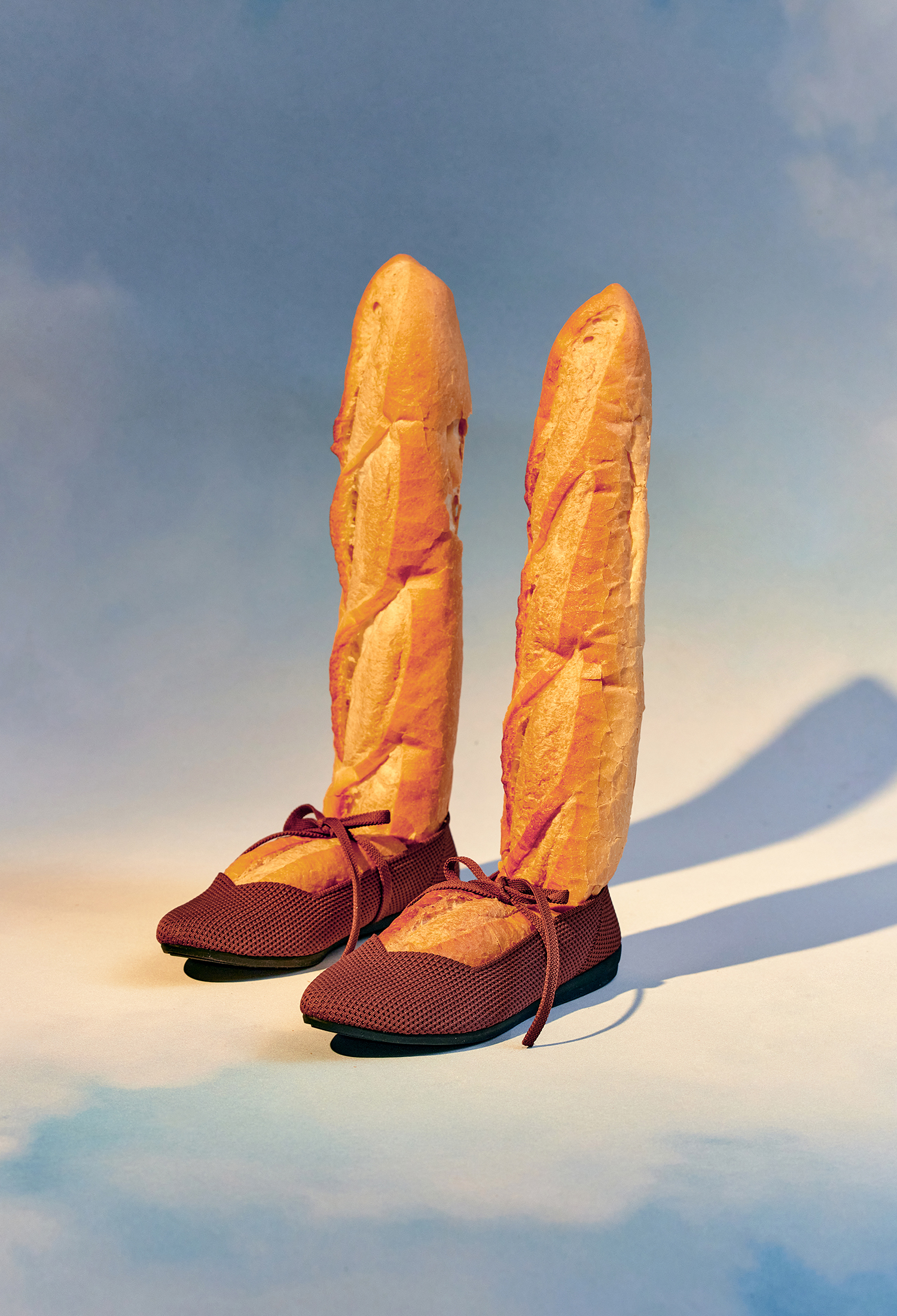 鉤針背心平底鞋 可可棕