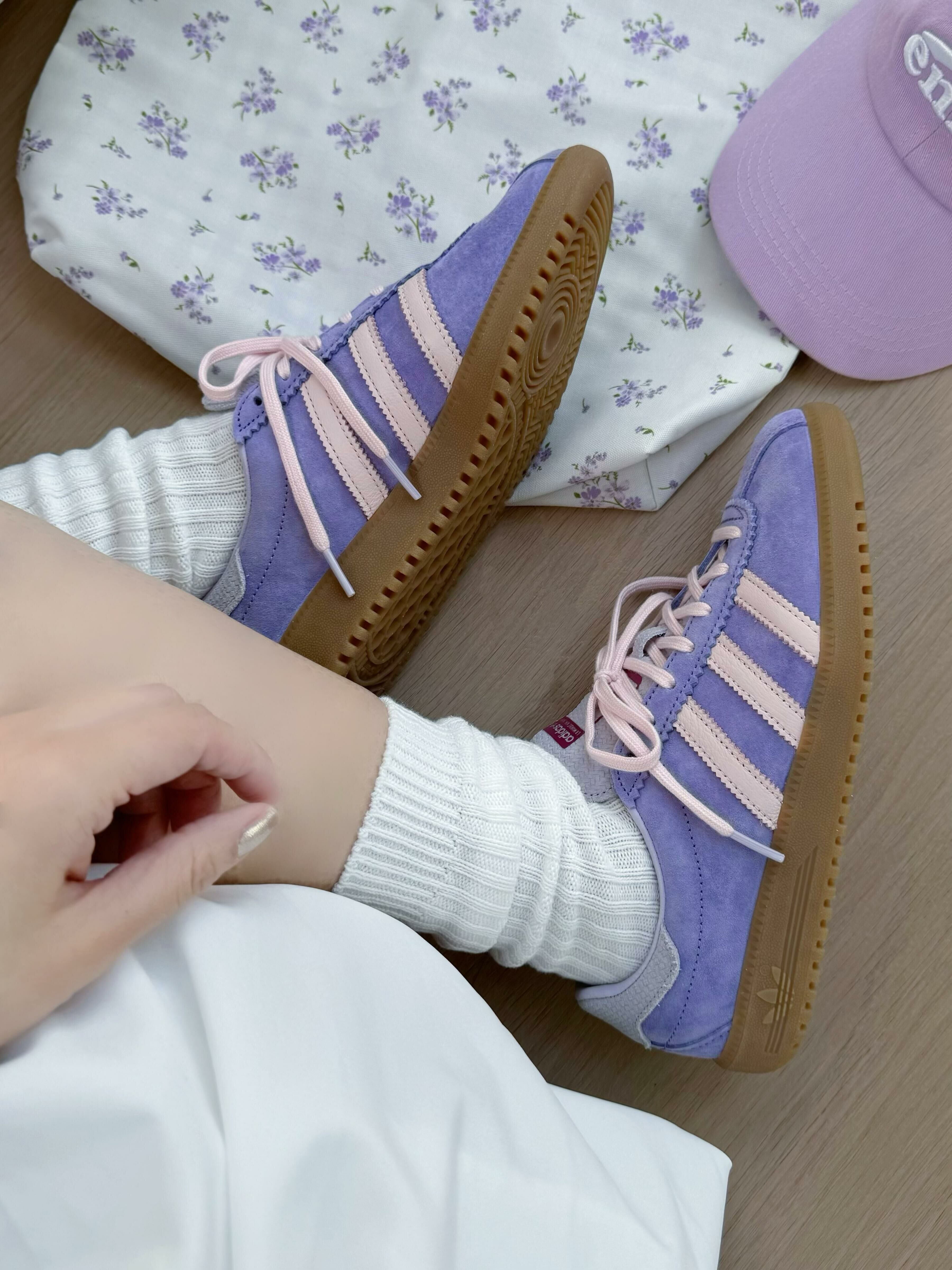 Adidas Originals Bermuda 香芋紫 紫色 麂皮 焦糖底 復古 德訓鞋 T頭鞋 JR7157/預購