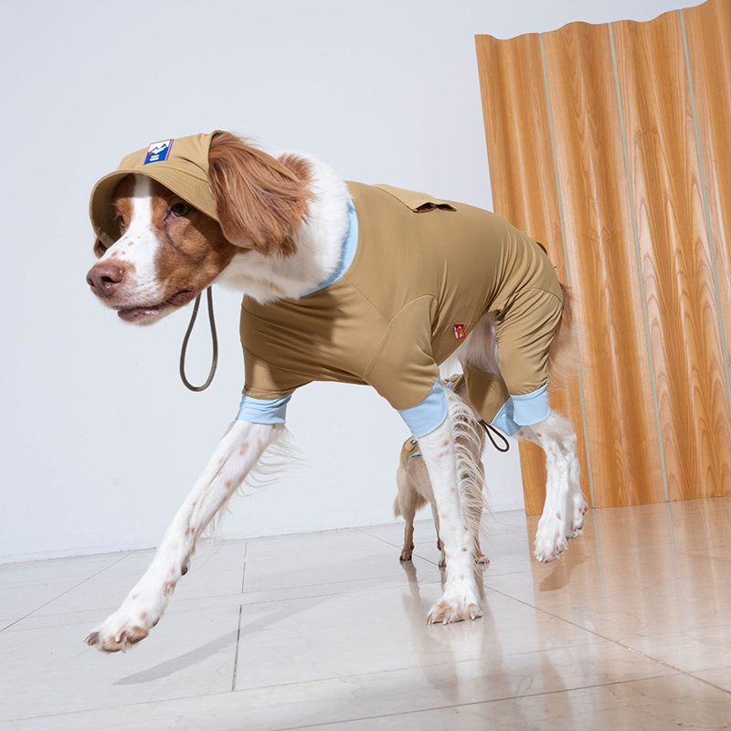 puppygallery｜外出涼感四腳衣 棕