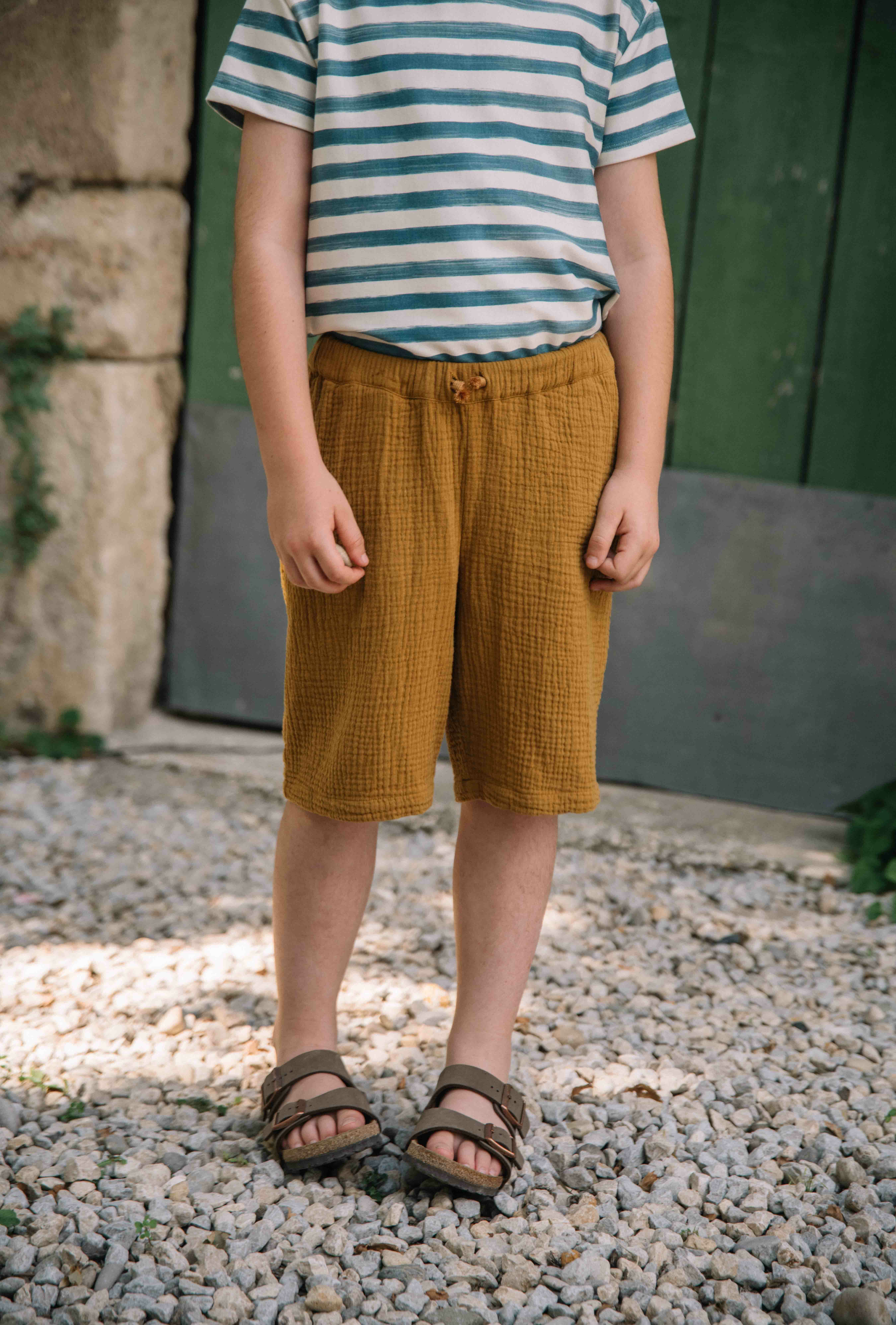 STUDIO BOHEME PARIS 棉紗百慕達短褲 Bermuda Basile-Spicy brown