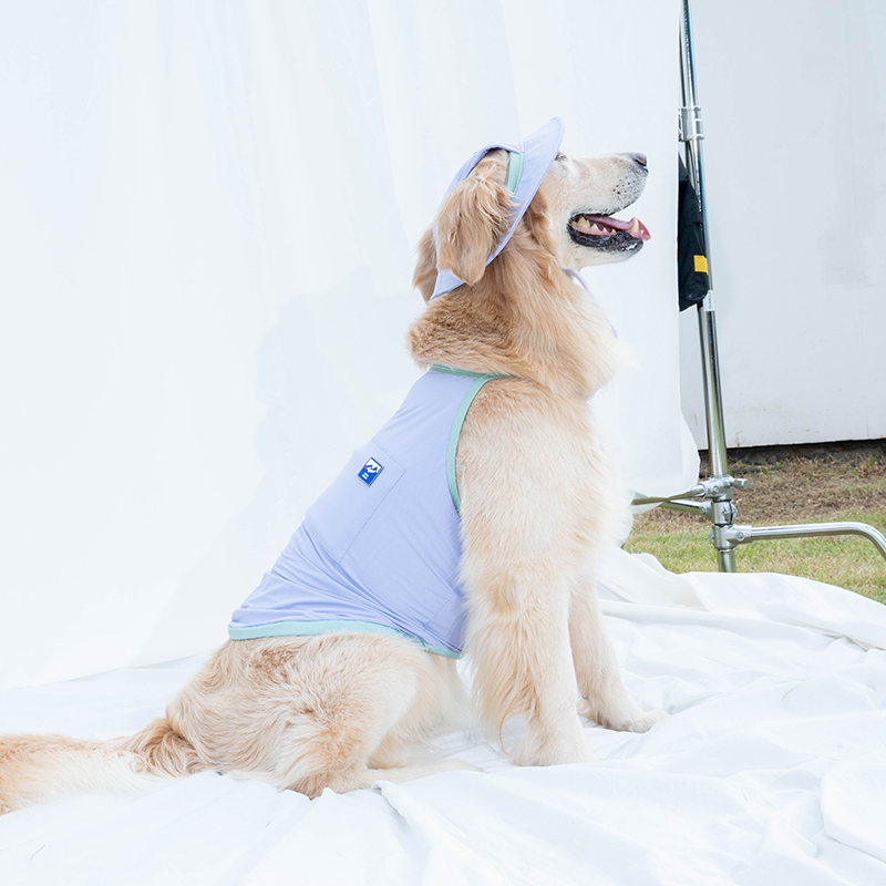 puppygallery｜外出涼感背心 淡紫