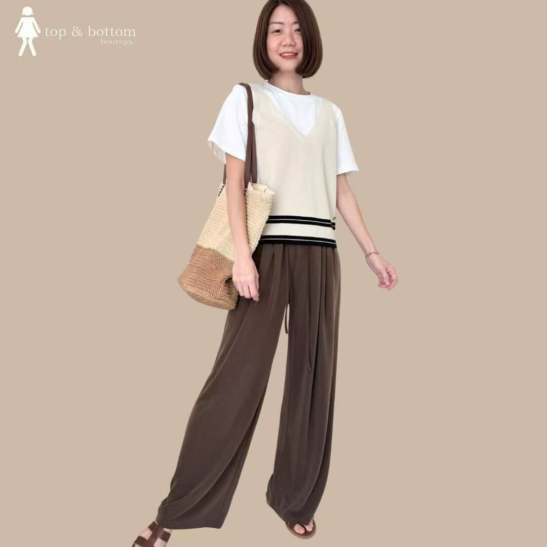 SOFT FABRIC WIDE LEG LONG PANT
