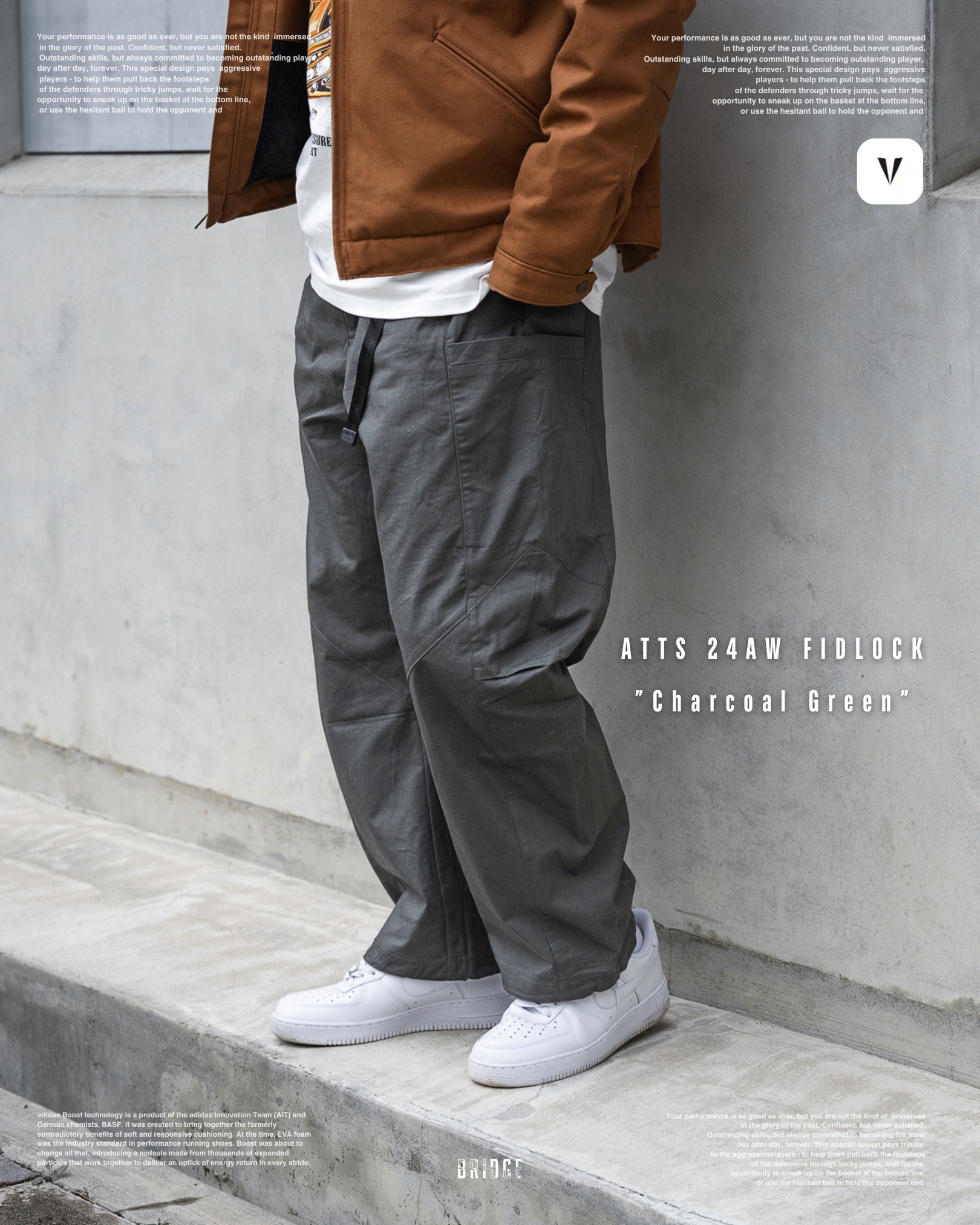 『衣櫃裡不能沒有的彎刀褲 🔪』ATTS 24AW FIDLOCK 彎刀褲