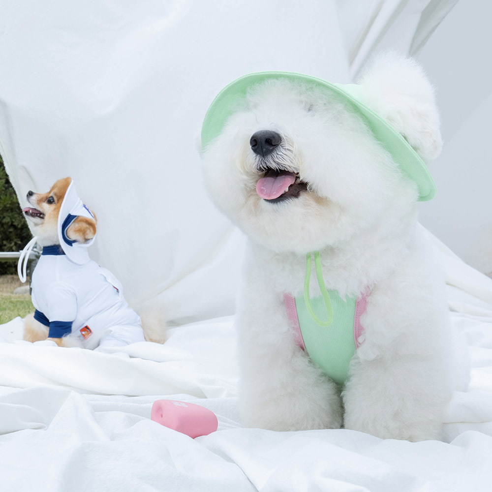 puppygallery｜外出涼感背心 蘋果綠