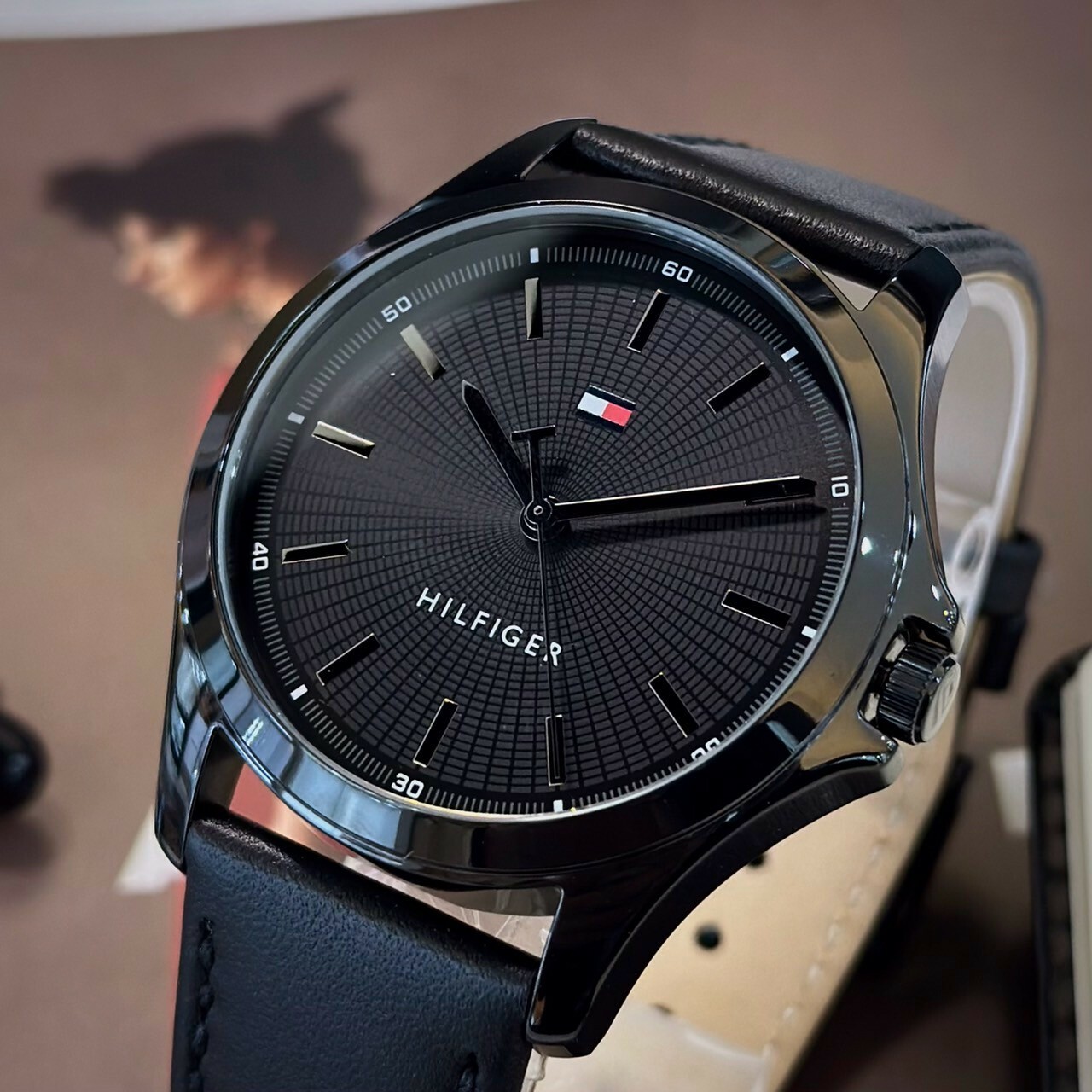 【Tommy Hilfiger】簡約時尚皮帶男士錶款1792190 43mm 現代鐘錶