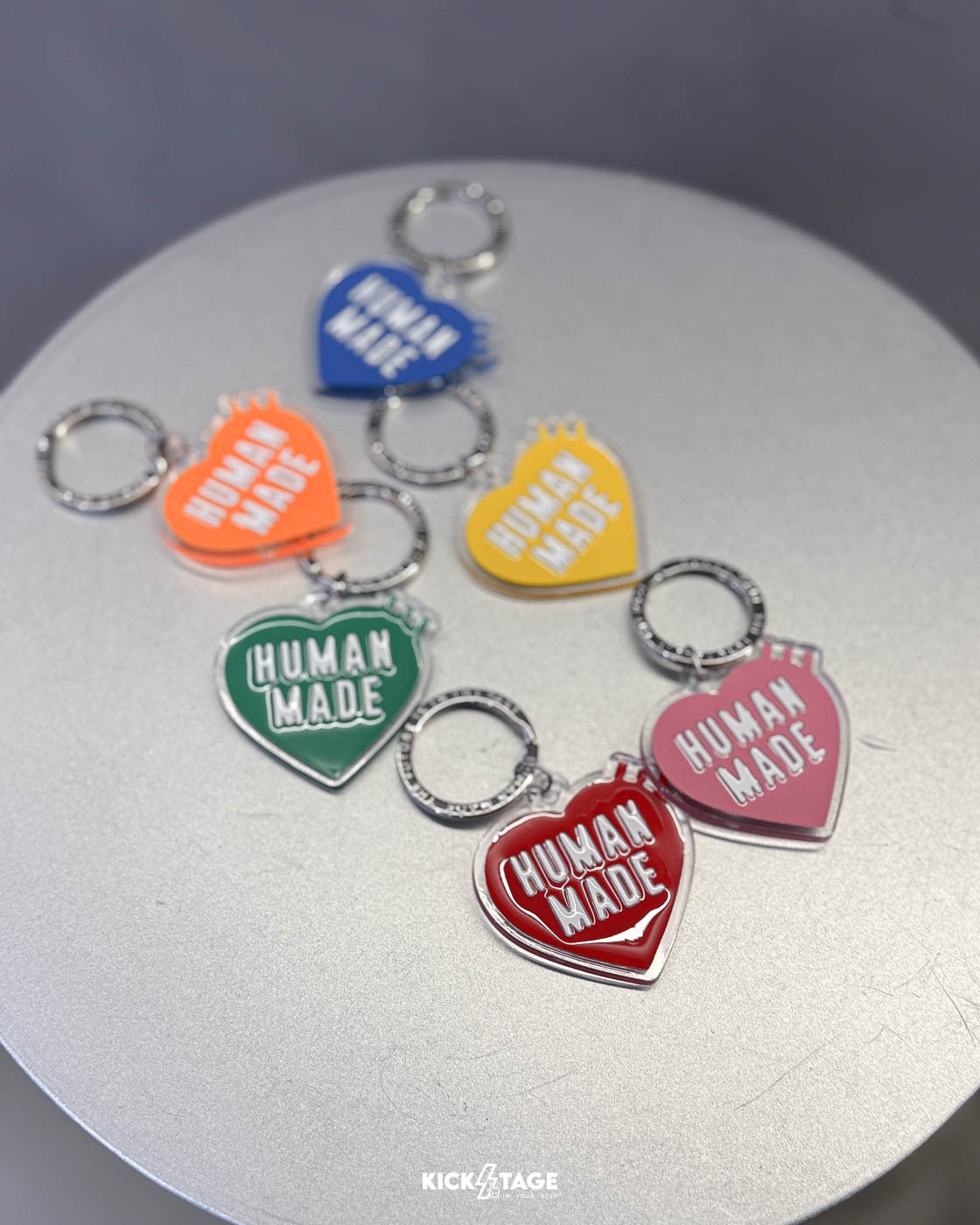 Human Made Heart Key Ring 愛心 吊飾 鑰匙圈 潮流小物【HM29GD107】